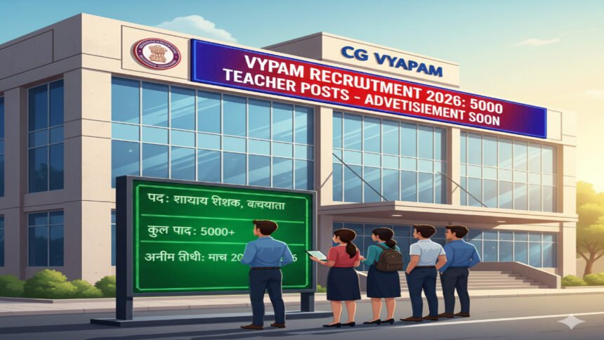 CG Teacher Recruitment 2026