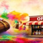 CG Holi Liquor Shop Open