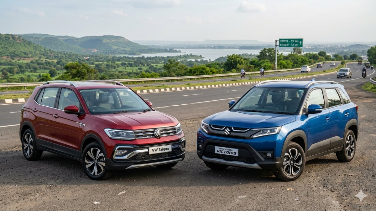 VW Taigun Facelift vs Maruti Victoris