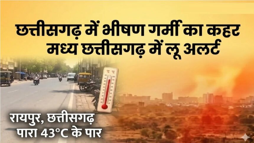 Chhattisgarh Heatwave Yellow Alert