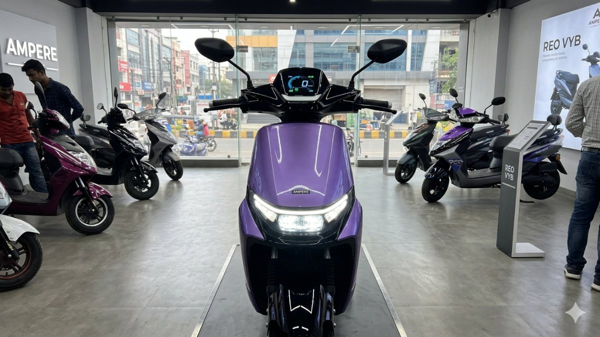Ampere Reo VYB can be driven without a driving license or RTO registration.