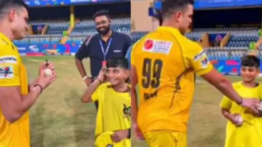 Arjun Tendulkar's six proves costly; child in the stands injured.