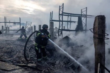 Russia's massive missile and drone attack on Ukraine