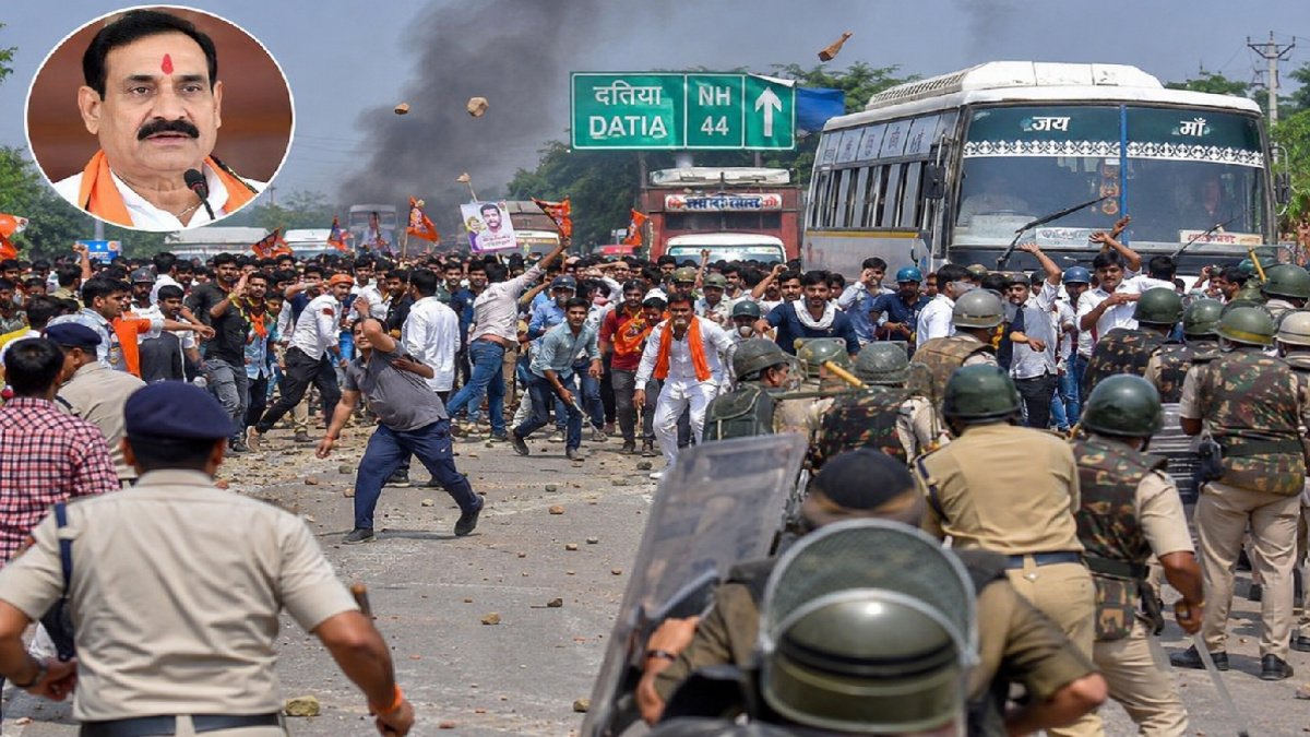 Uproar in Datia after Narottam Mishra denied ticket.