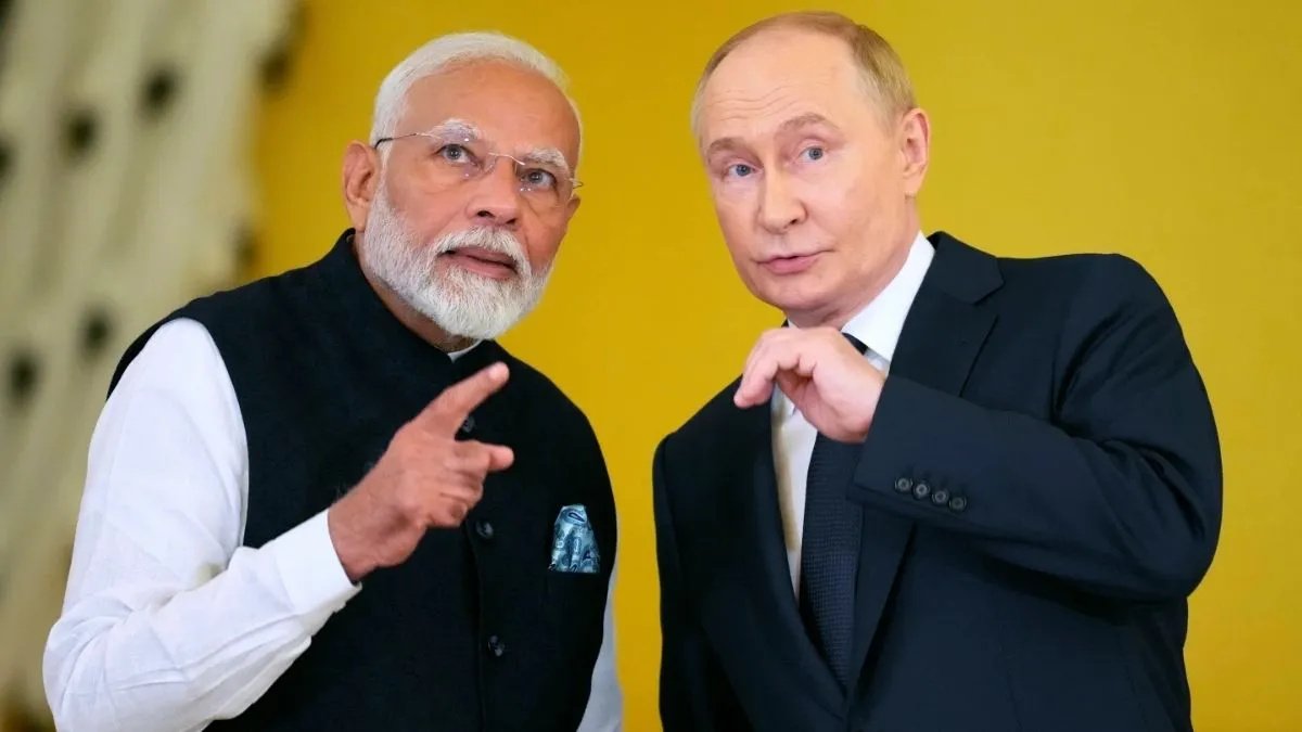 Prime Minister Narendra Modi and Russian President Vladimir Putin