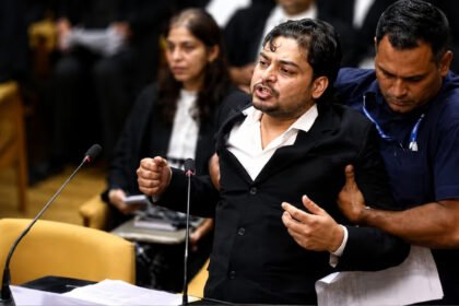 Lawyer Prabal Pratap Singh arrested for creating a ruckus in the courtroom.