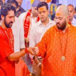 Anant Ambani visits Bageshwar Dham; performs prayers with Dhirendra Krishna Shastri.